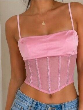 Pink Corset Top